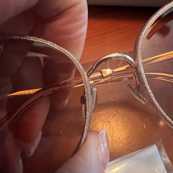 JIMMY CHOO CAT EYE SUNGLASSES WITH CASE AND DUST CLOTH - Picture 6 of 9